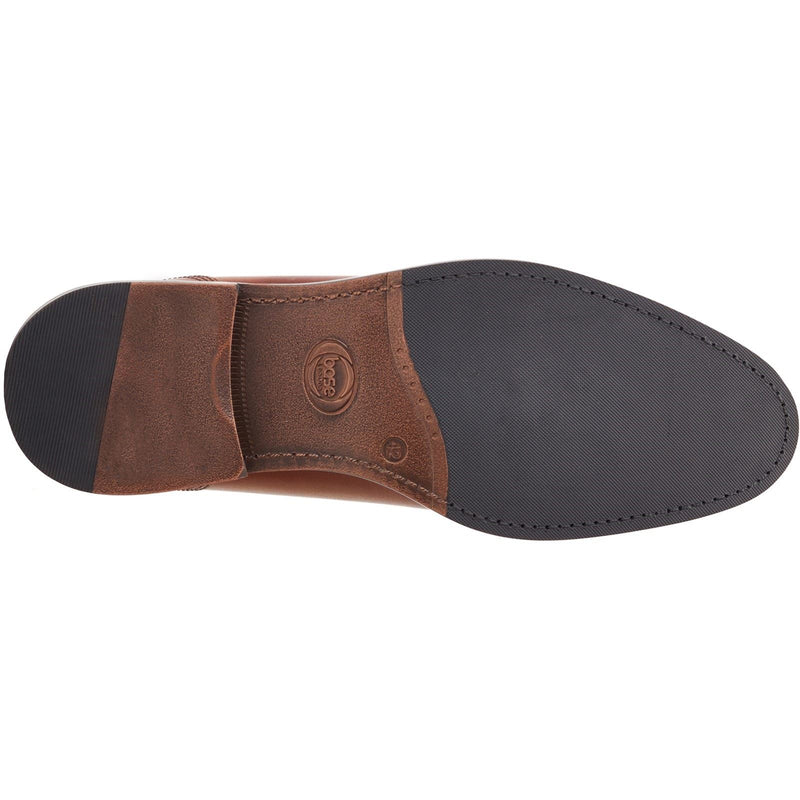 Base London Magnus Chaussures Oxford Brunes Brûlées En Cuir Pour Hommes