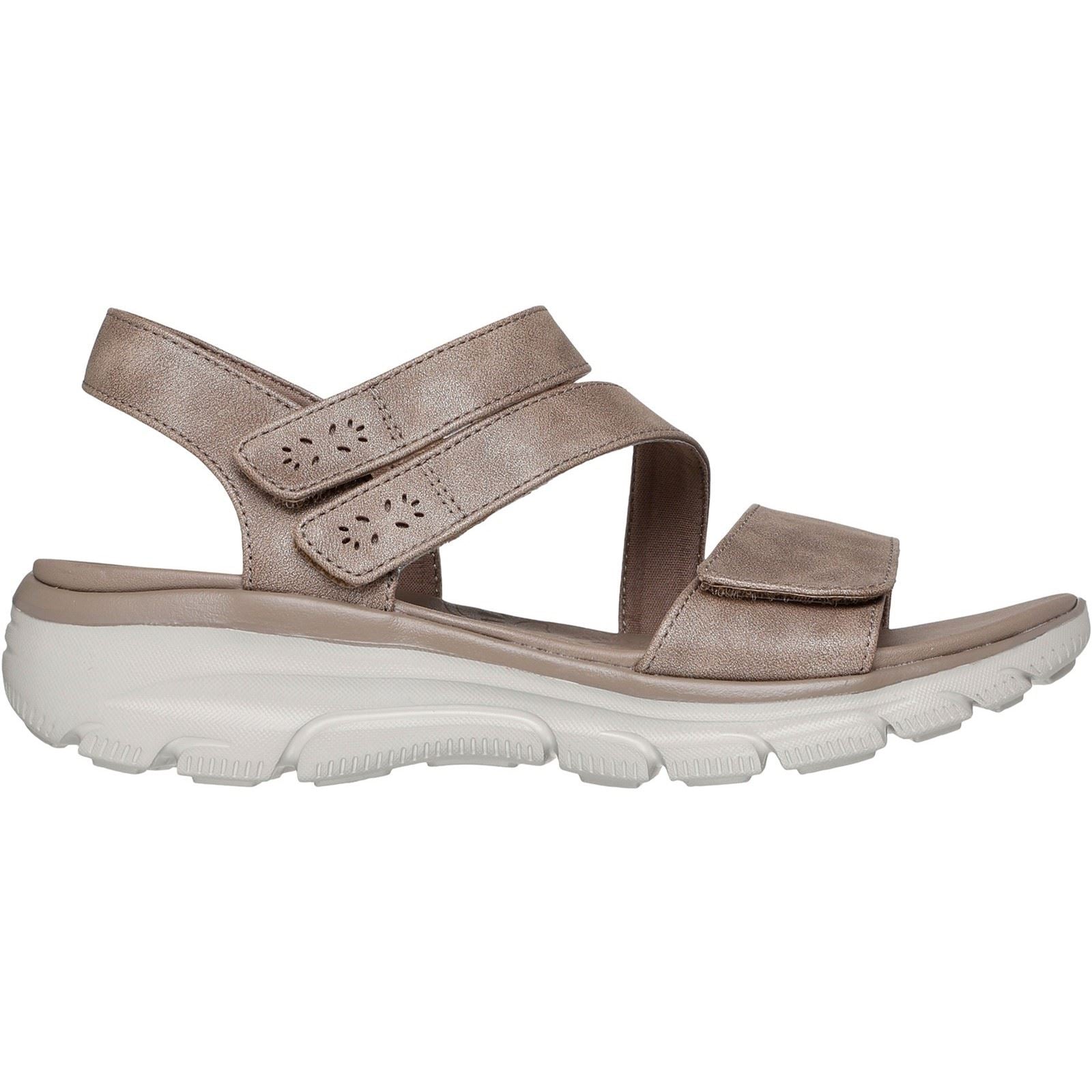 Skechers Easy Going Sandales Pour Femmes De Couleur Taupe