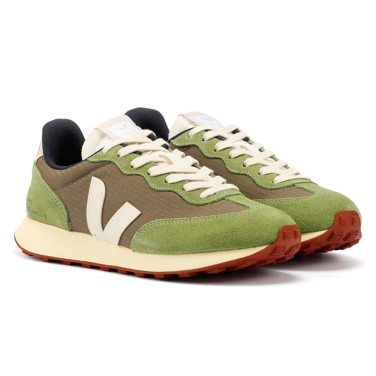 Veja Rio Branco Alveomesh Chaussures De Sport Vertes Pour Femmes