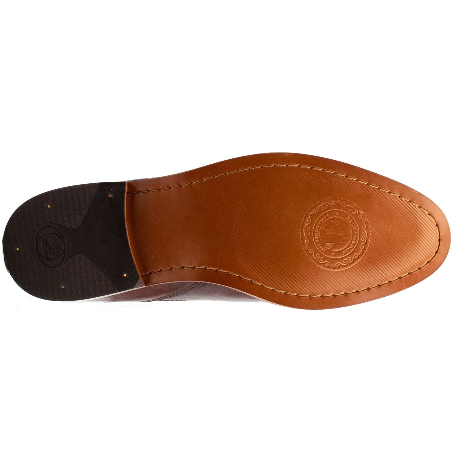 Base London Scout Bottes En Cuir Pour Homme Couleur Marron Brûlé