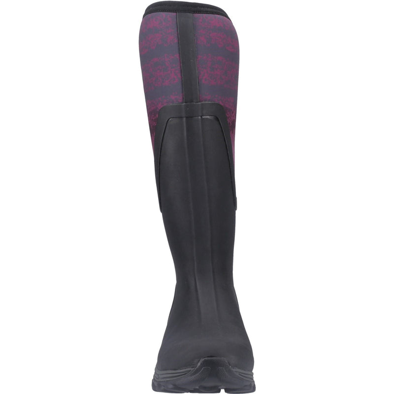 Muck Boots Arctic Sport II Tall Bottes D'hiver Hautes Pour Femmes En Caoutchouc Noir/magenta Dégradé