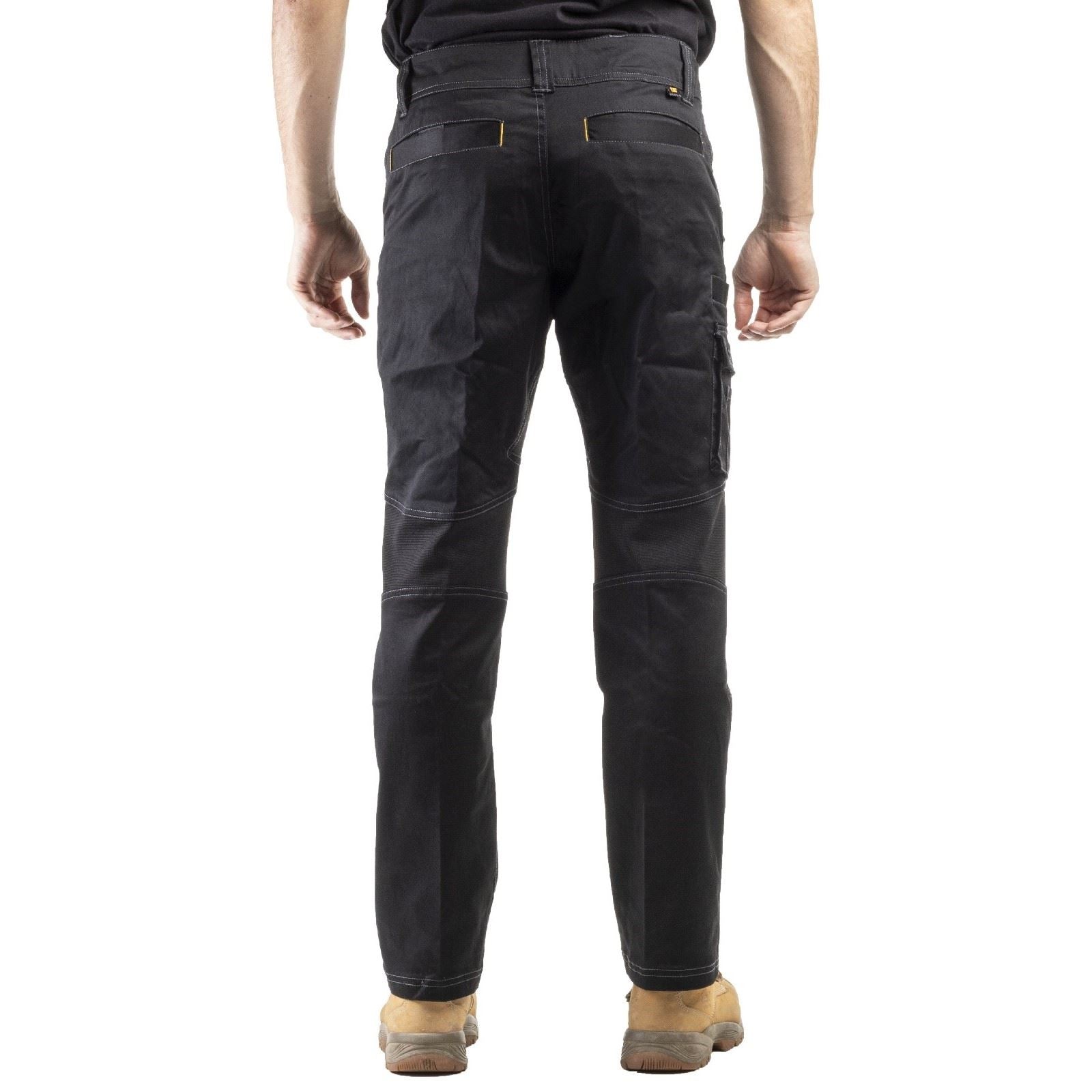 Caterpillar Operator FX Pantalons Noirs En Coton Pour Hommes - Extérieur