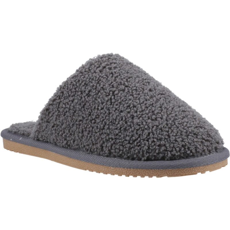 Hush Puppies Joanna Chaussons De Femme En Textile Gris Anthracite