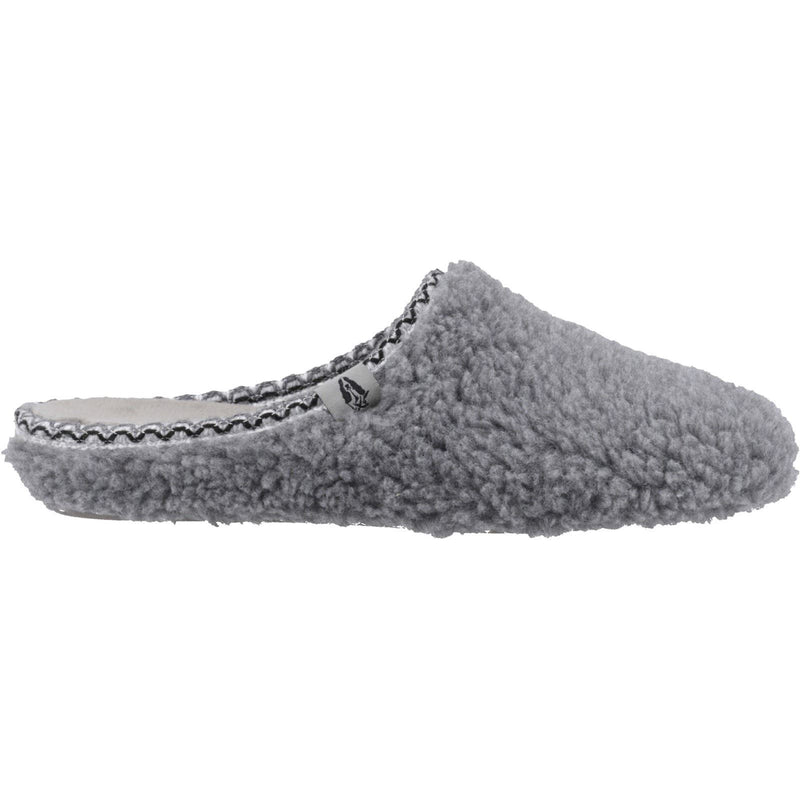 Hush Puppies Good Chaussons Pour Femmes En Tissu Gris