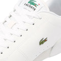 Lacoste Carnaby Cup Baskets Blanches En Cuir Pour Hommes
