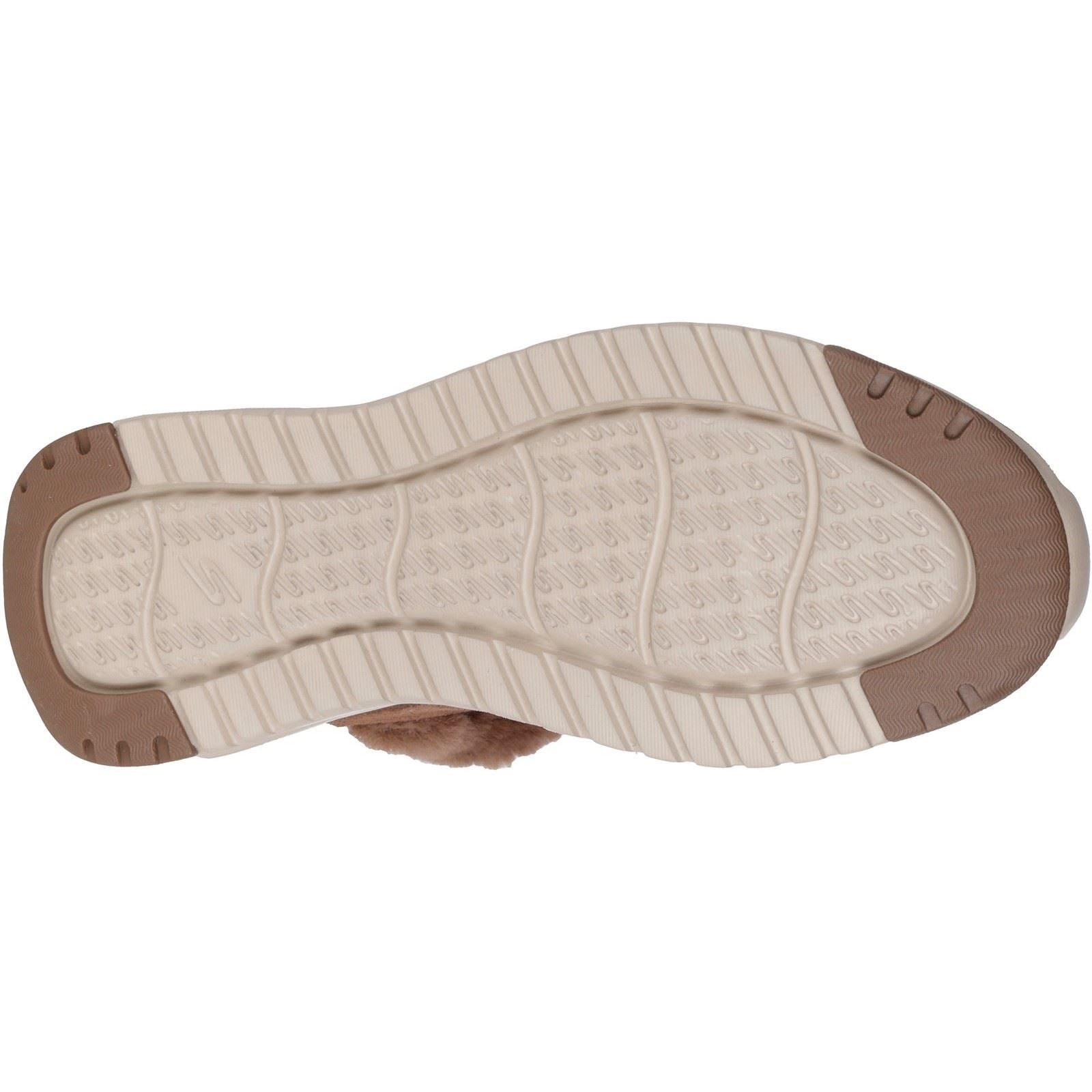 Skechers On-the-GO Stellar - Cozy Step Bottes De Cheville En Cuir Chocolat Pour Femmes Cozy Step Hiver