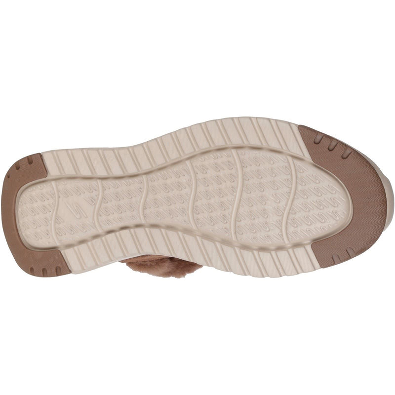 Skechers On-the-GO Stellar - Cozy Step Bottes De Cheville En Cuir Chocolat Pour Femmes Cozy Step Hiver