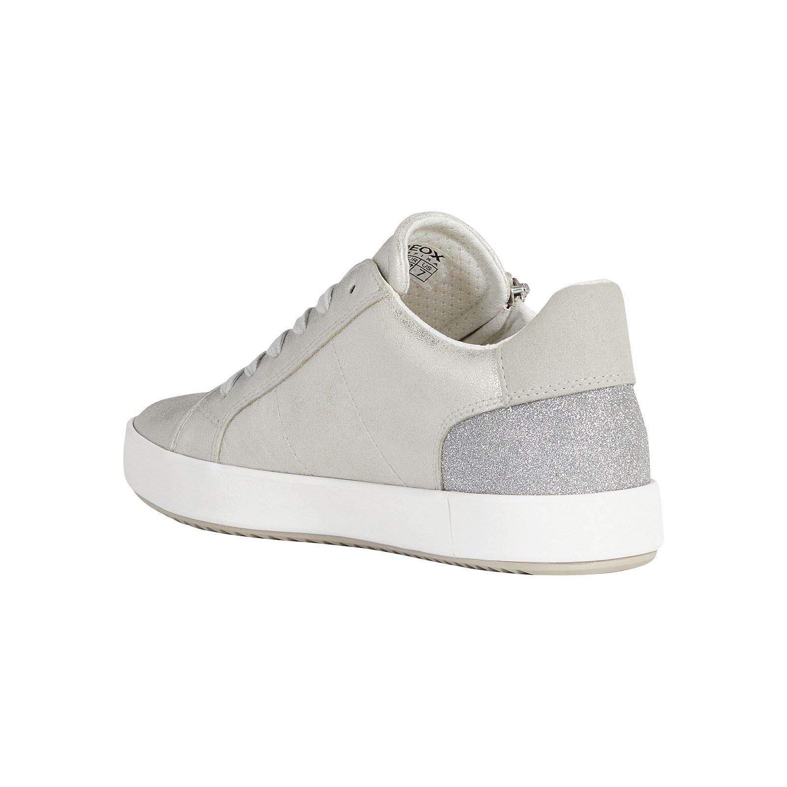 Geox D Blomiee A Baskets Argentées Pour Femmes