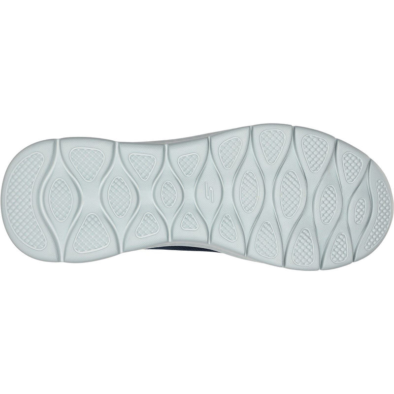 Skechers Go Walk Flex No Hands Baskets En Synthétique Pour Homme, Couleur Marine