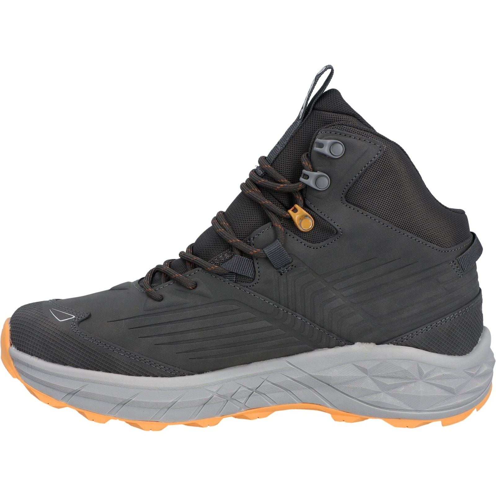 Hi-Tec Fuse Trek Mid Bottes De Randonnée Marron Chocolat/loup De Bois Pour Hommes En Polyester