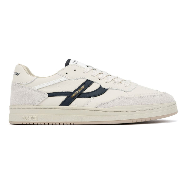 Pompeii Elan Baskets Blanches En Cuir Pour Hommes