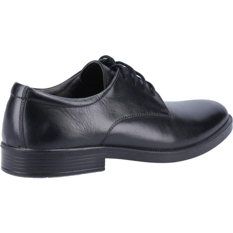 Hush Puppies Neal Chaussures En Cuir Noir À Lacets Pour Hommes