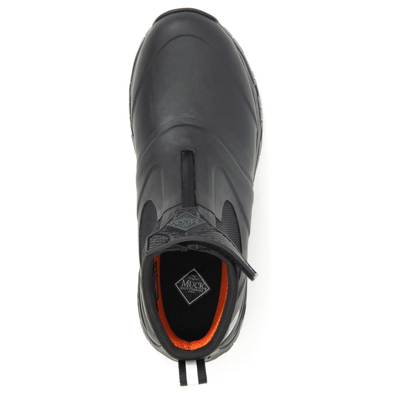 Muck Boots Apex Mid Zip Bottes De Pluie En Caoutchouc Noir/Sombre Shadow En Français.