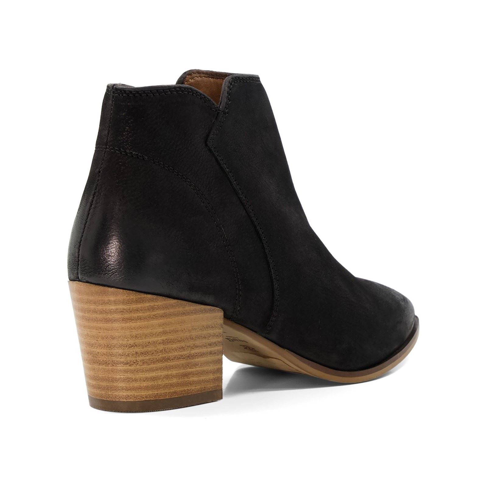 Dune Parlour Bottes Noires En Nubuck Pour Femmes