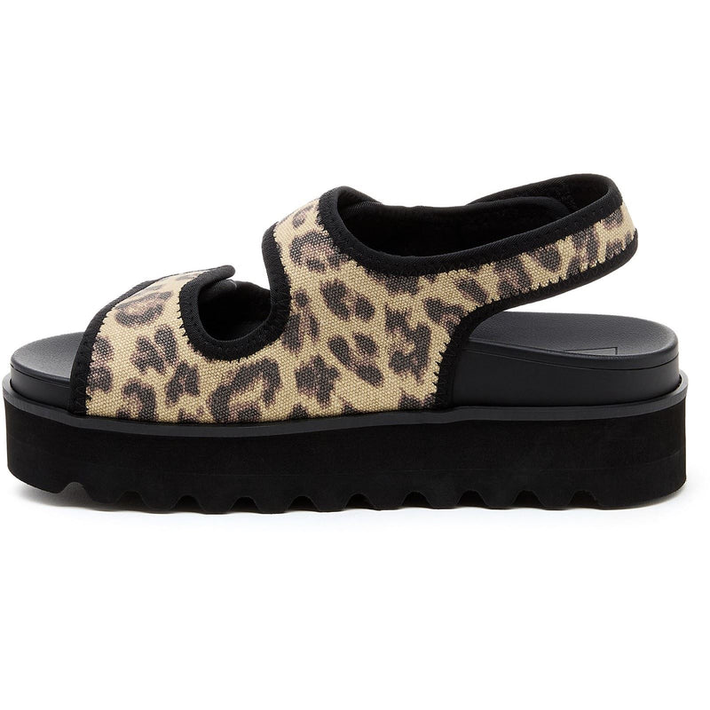 Rocket Dog Balmy Dexter Sandales Pour Femmes En Textile Beige/Noir