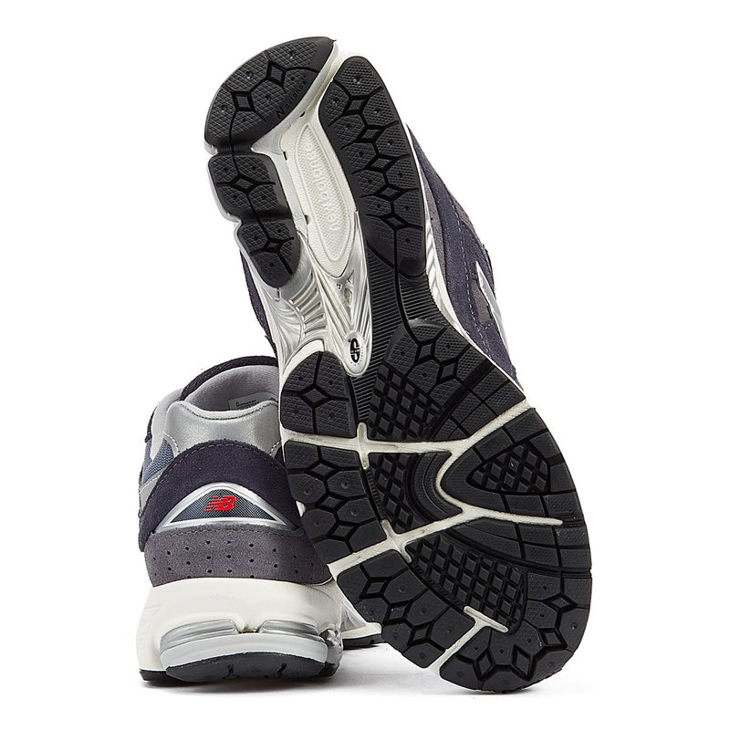 New Balance Baskets En Daim Bleu/Gris Eclipse 2002