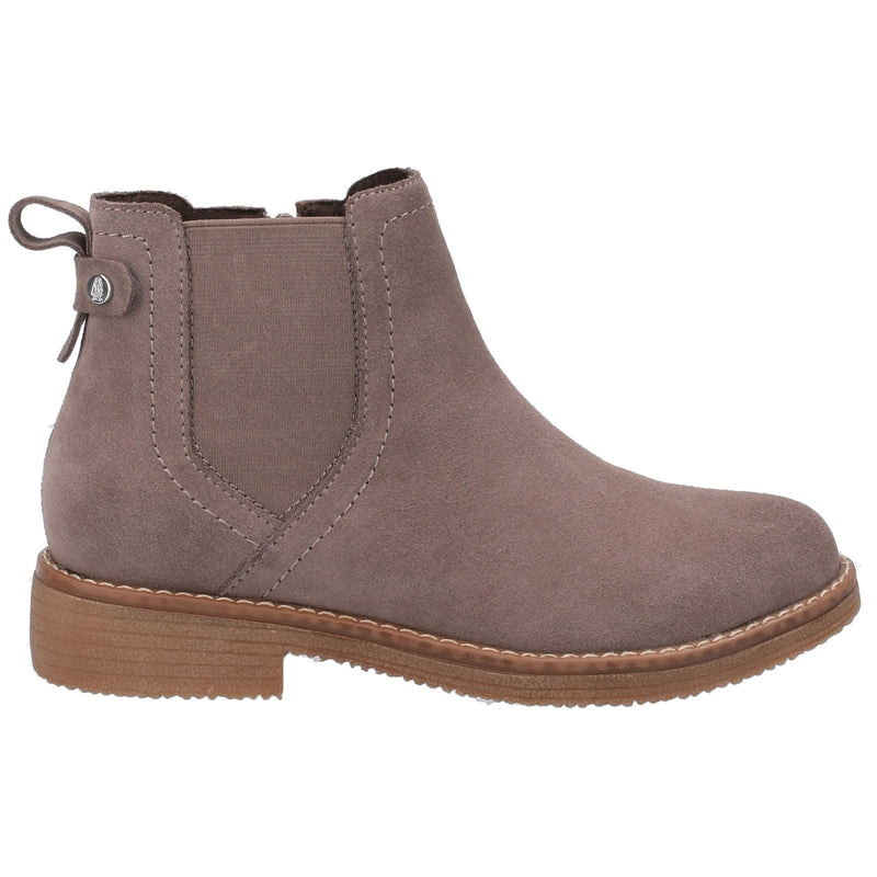 Hush Puppies Maddy Bottes Grises En Daim Pour Femmes