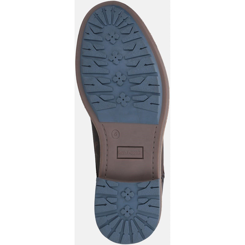 Hush Puppies Julian Chaussures En Cuir Marron À Lacets Pour Homme