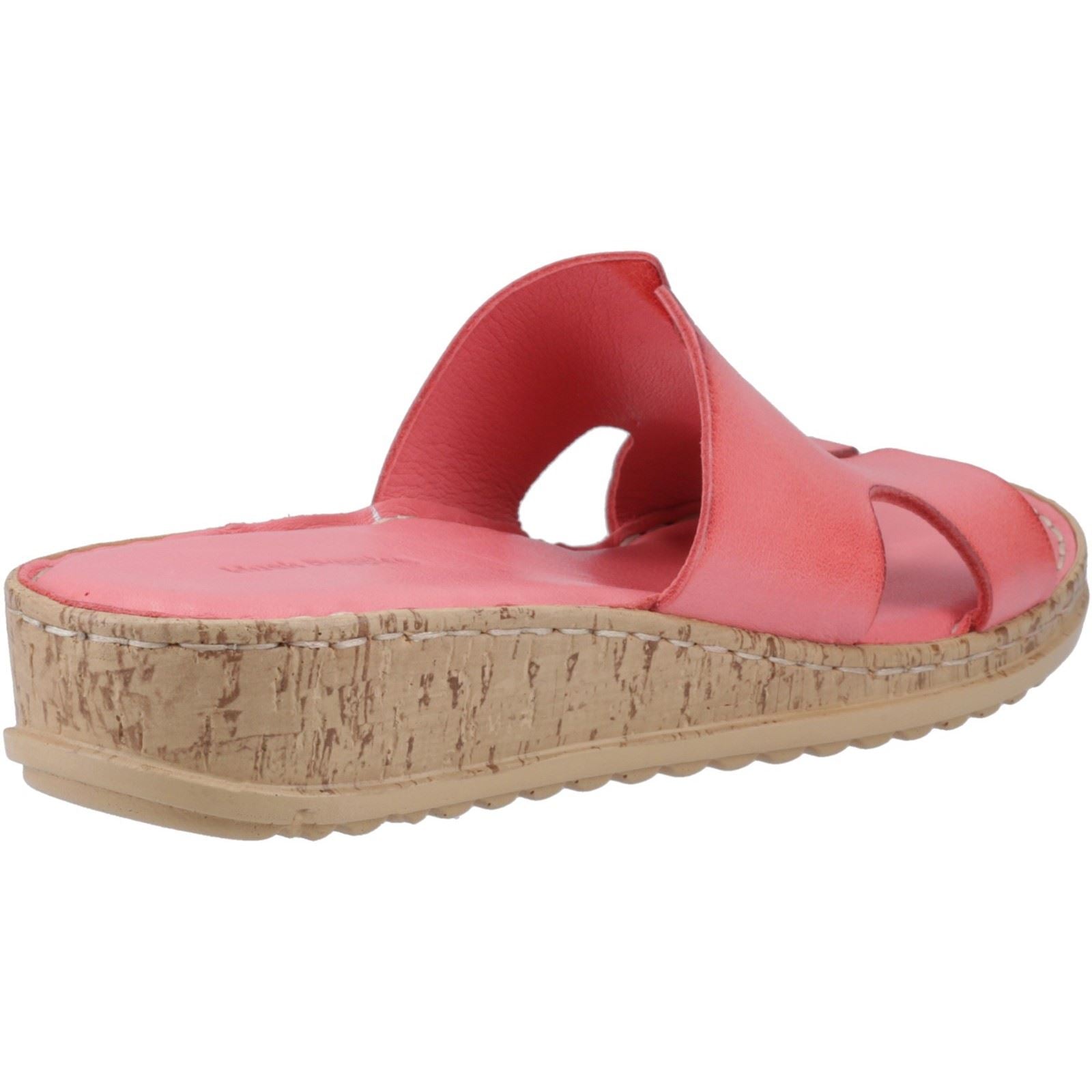 Hush Puppies Eloise Sandales En Cuir Pour Femmes, Couleur Corail