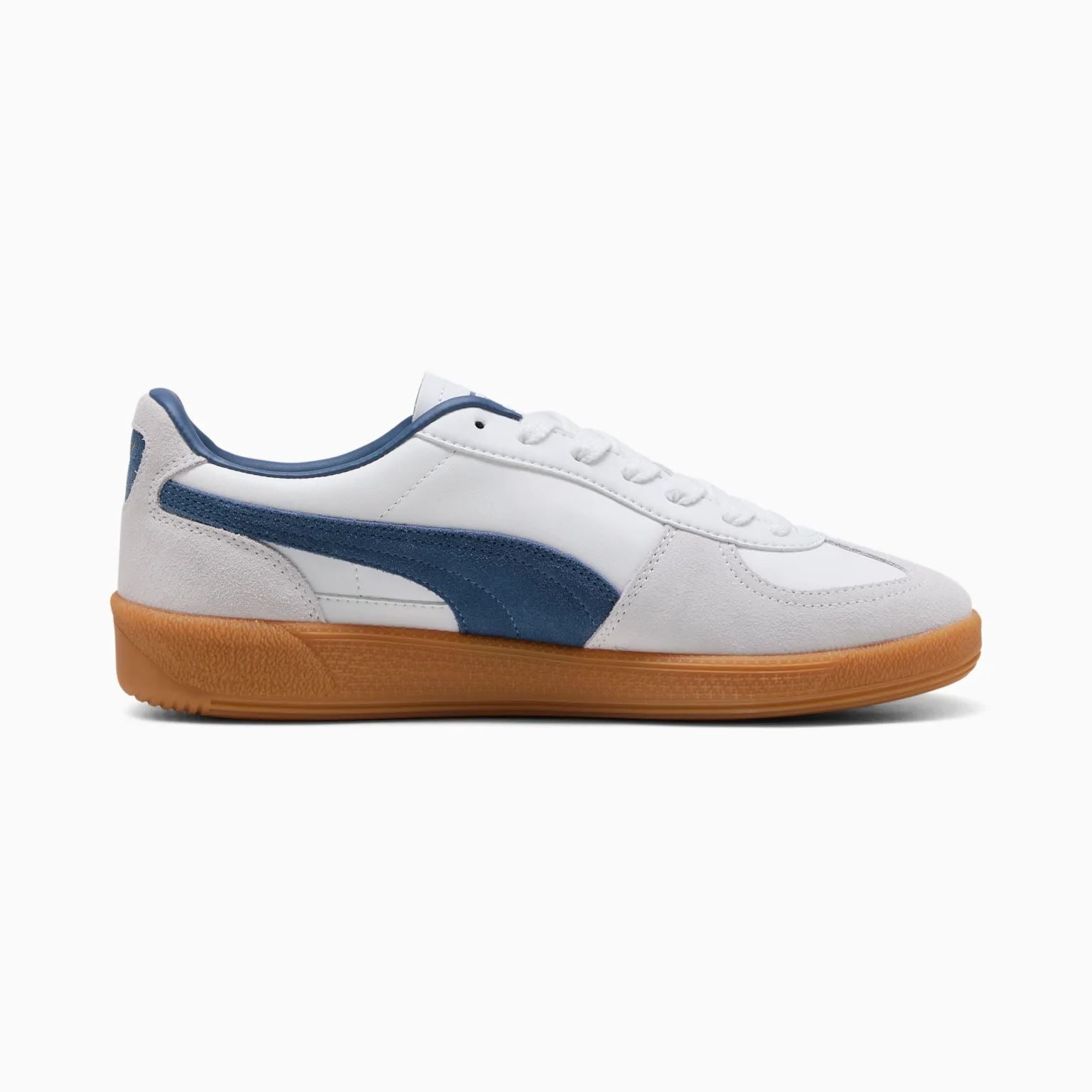 Puma Palermo Baskets Blanches En Cuir Pour Hommes