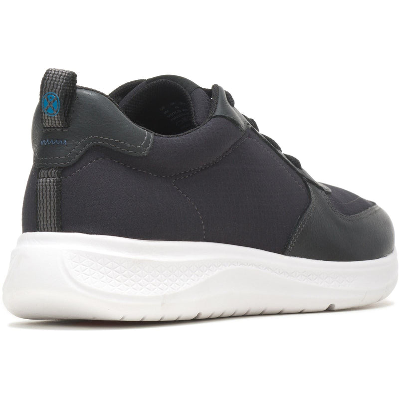 Hush Puppies Elevate Baskets Noires En Cuir Pour Hommes