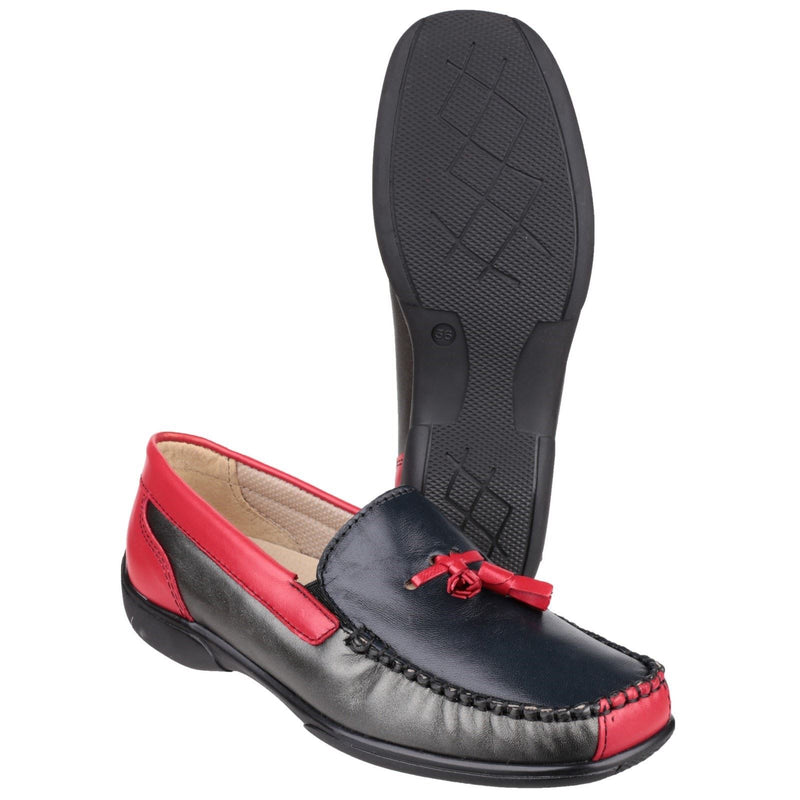 Cotswold Biddlestone Mocassins Multi En Cuir Pour Femmes