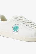 Fred Perry Tennis Cupsole Baskets Blanches En Cuir Pour Hommes