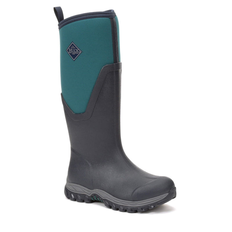 Muck Boots Arctic Sport II Tall Bottes Wellington En Caoutchouc Bleu Marine/Sapin