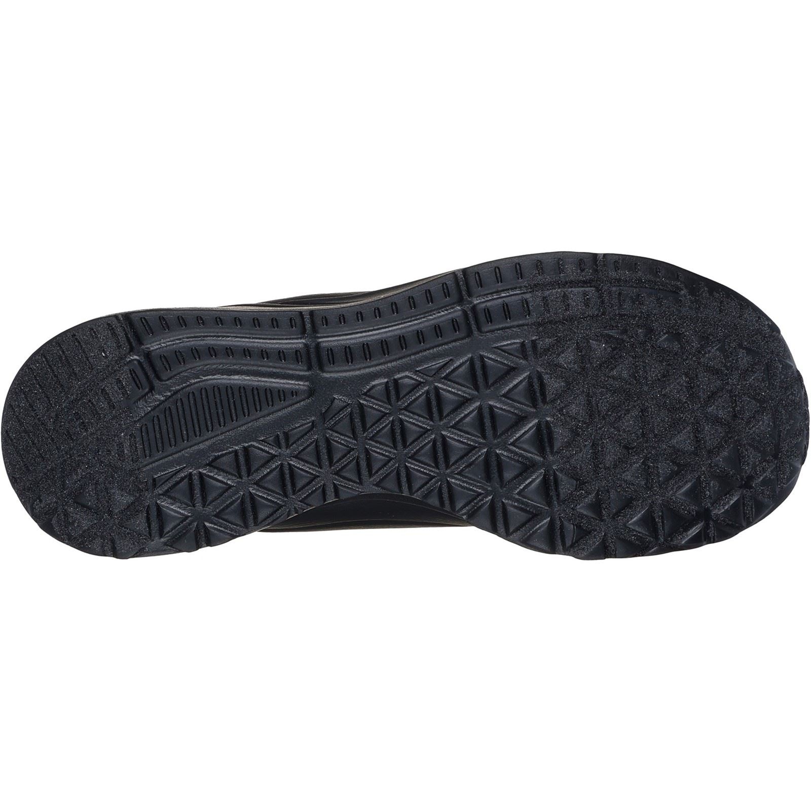 Skechers Uno Lite Lite Work Sneakers Noires Pour Femmes En Synthétique