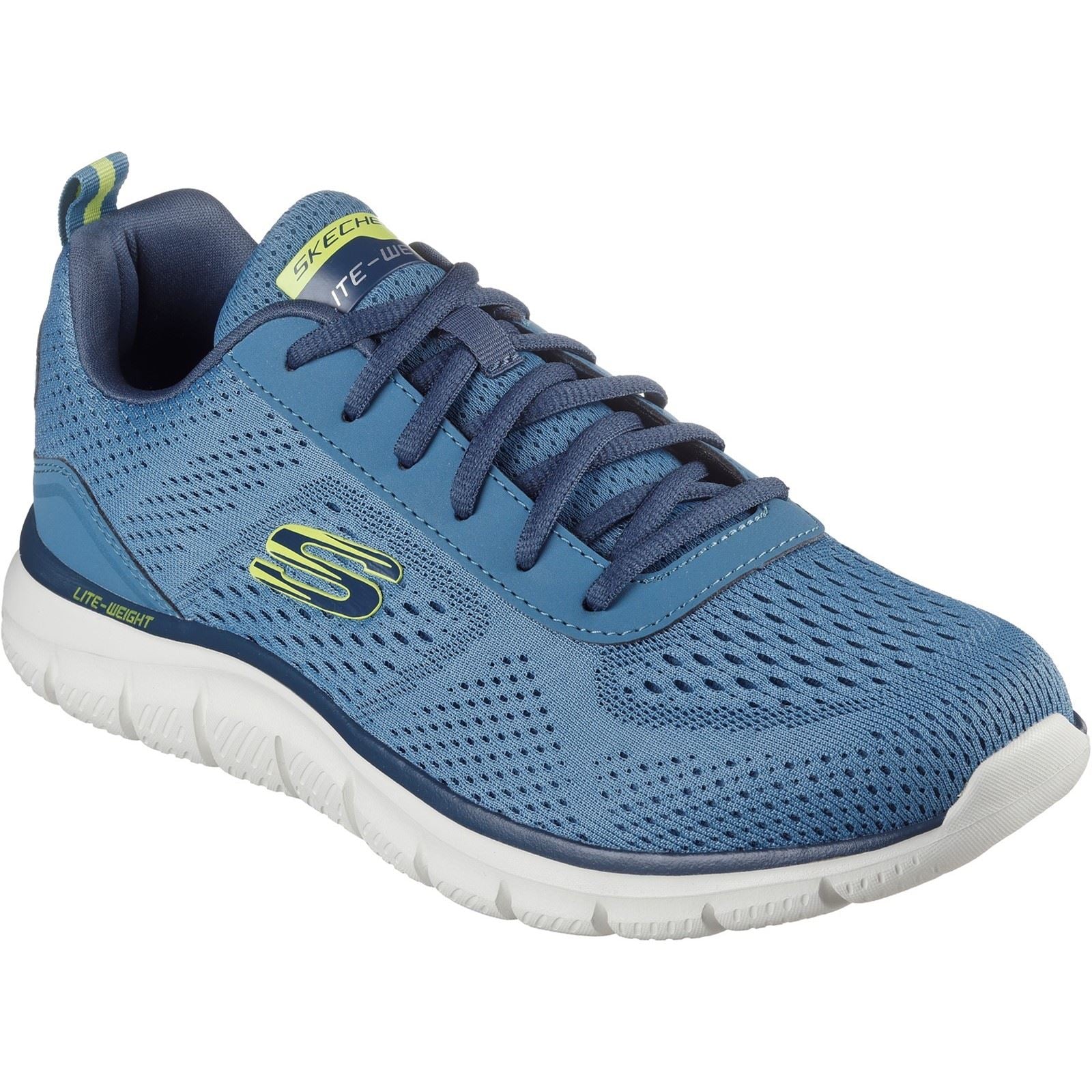 Skechers Track Leshur Baskets Homme En Synthétique De Couleur Ardoise