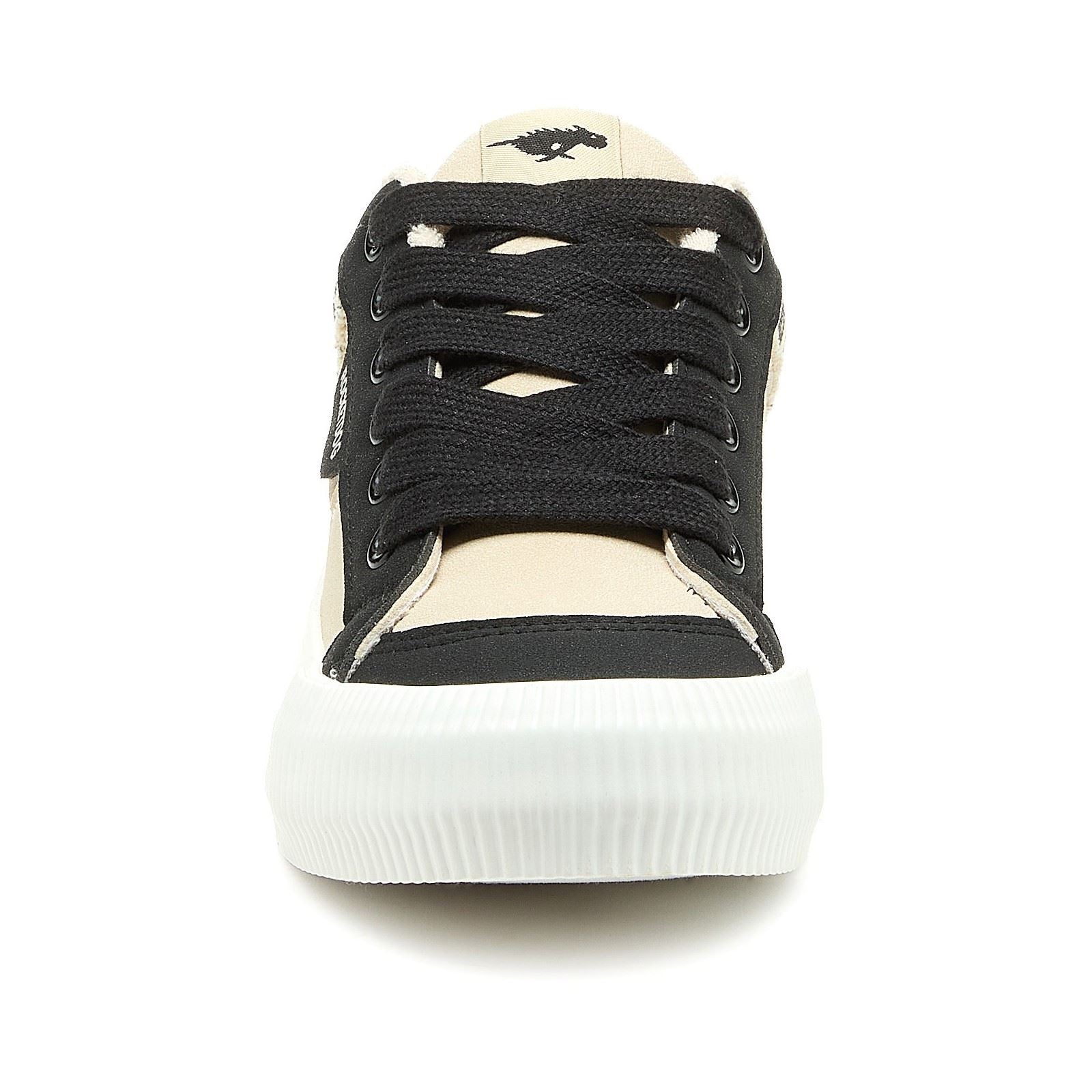Rocket Dog Cheery Blocked Baskets Femmes En Coton Noir/Naturel