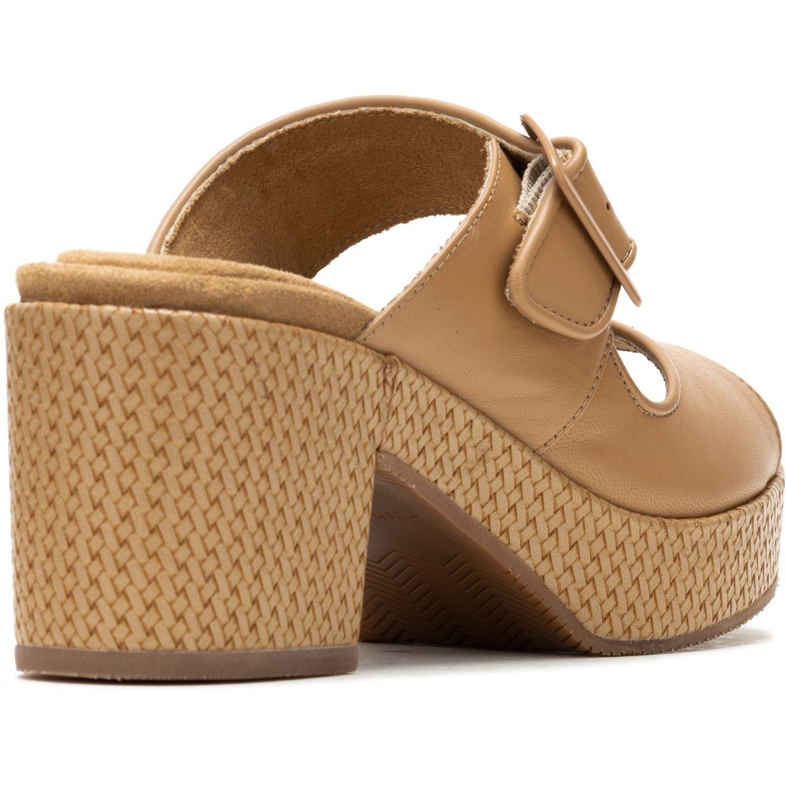 Hush Puppies Poppy Sandales En Cuir Pour Femme Couleur Tan