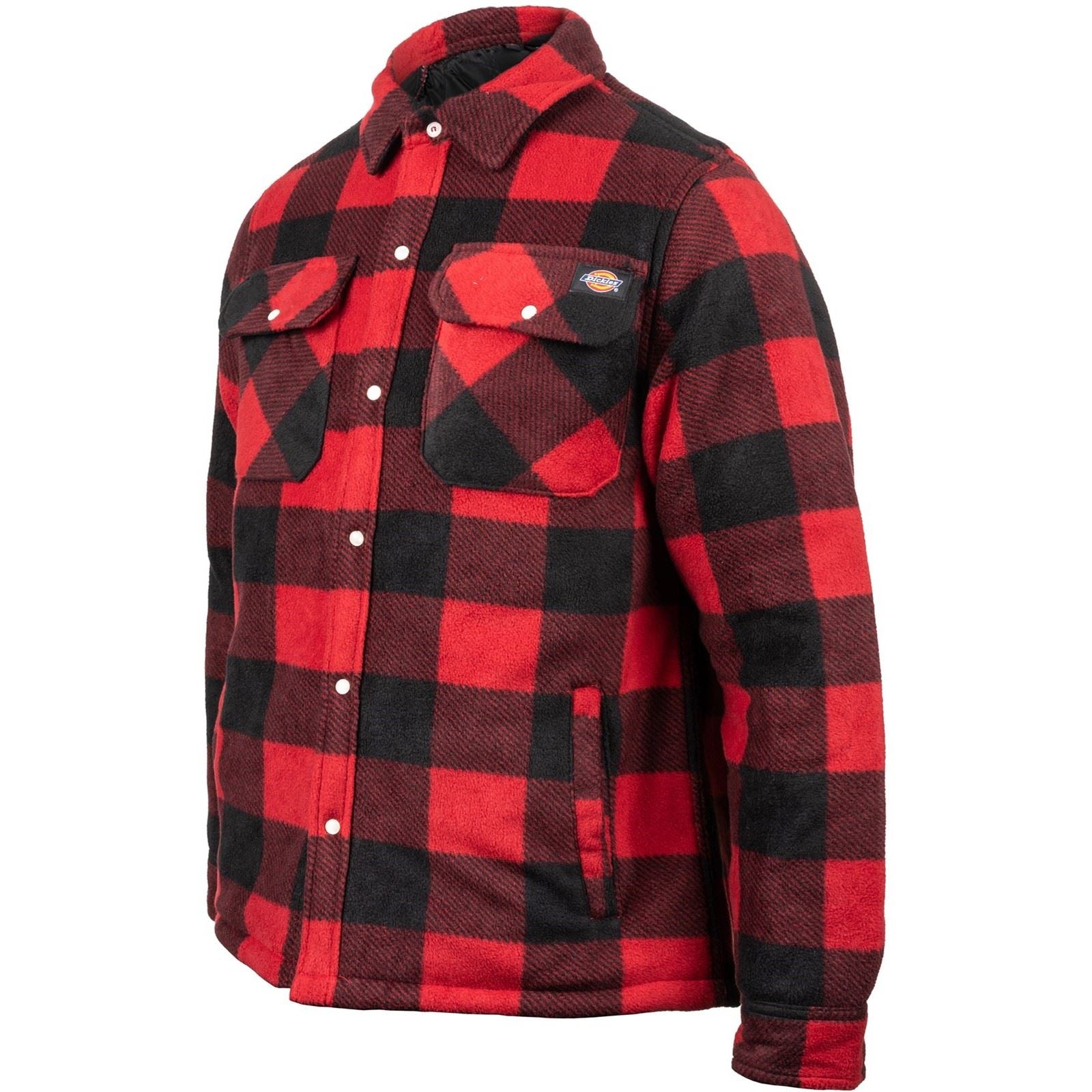 Dickies Portland Chemise Décontractée Rouge En Polyester Pour Homme