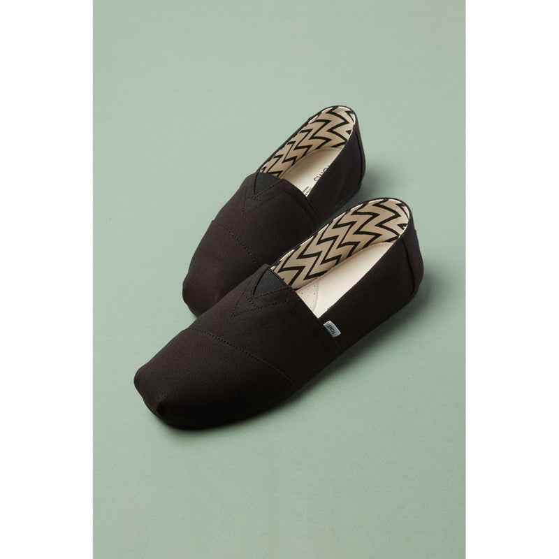 TOMS Alpargata Espadrilles Pour Hommes En Coton 100% Noir