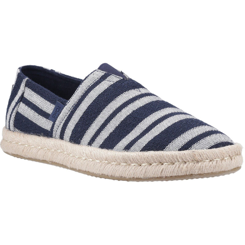 TOMS Alpargata Rope 2.0 Chaussures Espadrilles En Toile Pour Hommes, Couleur Marine