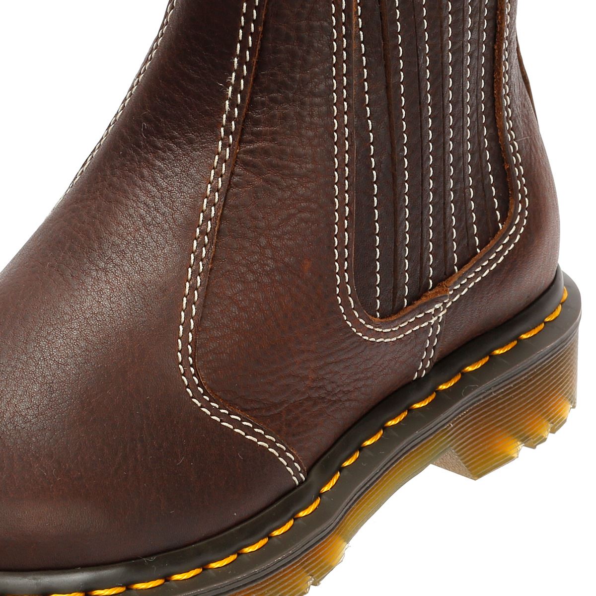 Dr. Martens 2976 Leonore II Chelsea Bottes En Cuir Pour Femmes Marron