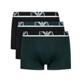 Emporio Armani Mens 3 Pack Trunk Black / Multi