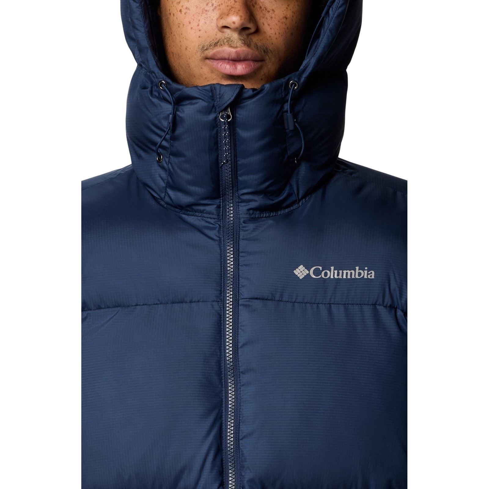 Columbia Puffect II Veste En Duvet Bleue Pour Homme