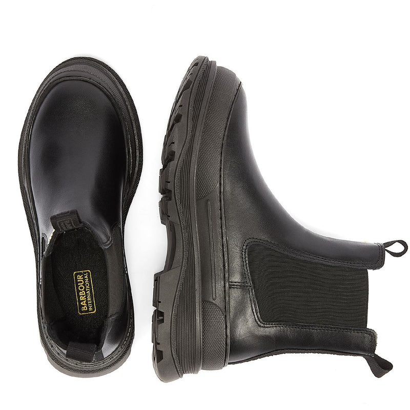 Barbour Bottes Noires Pour Femmes Bi Strada