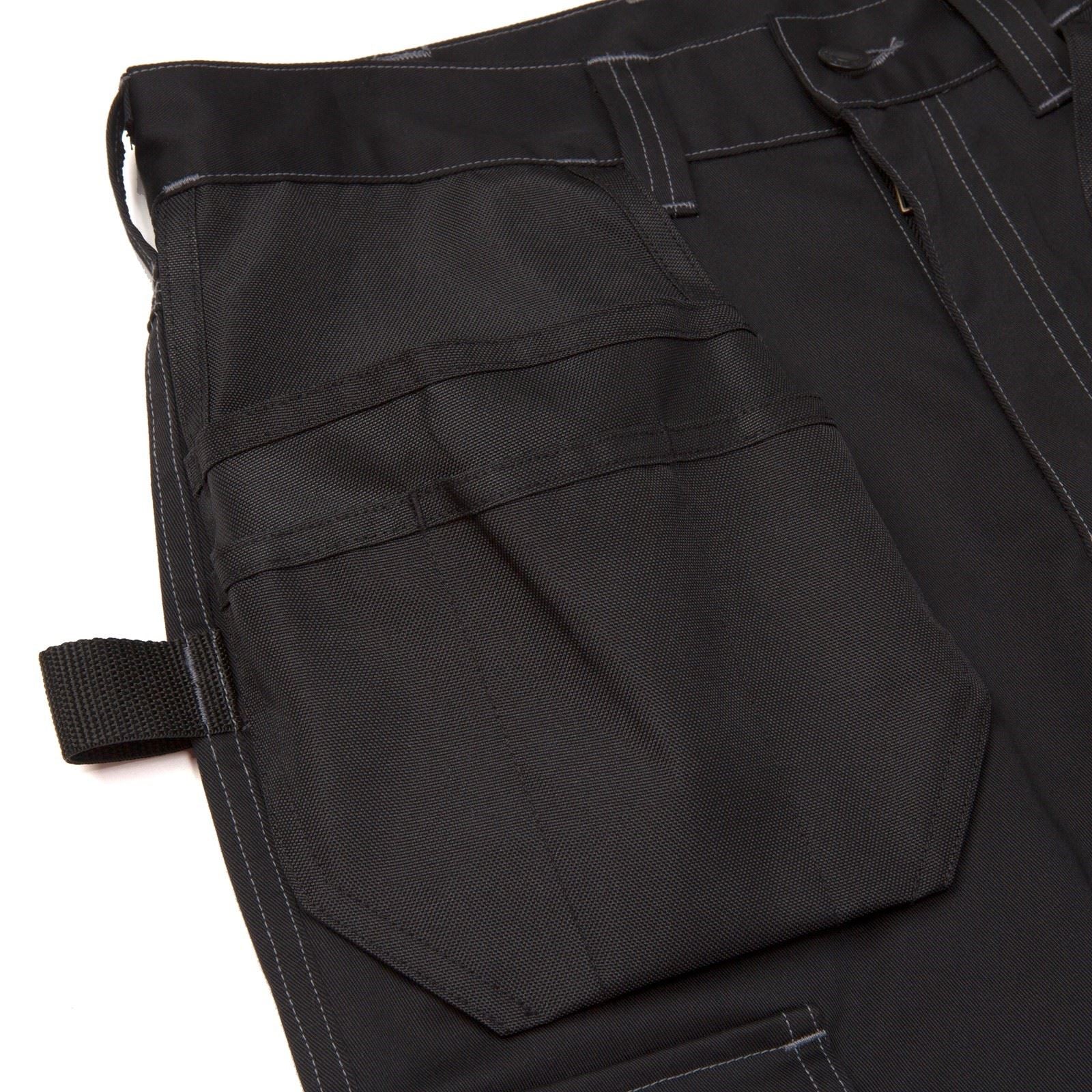 Caterpillar Essential Knee Pocket Stretch Holster Pantalons De Plein Air Pour Hommes En Polyester Noirs