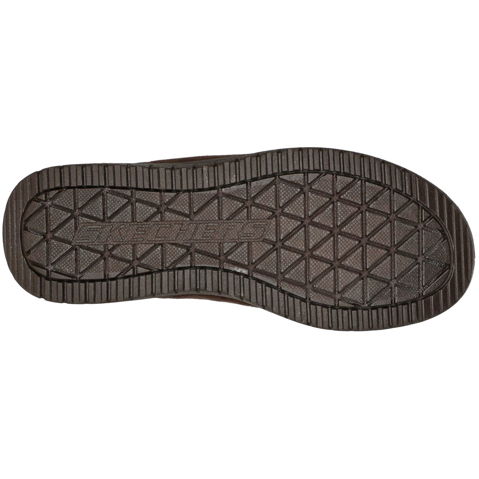 Skechers Relaxed Fit: Murette Garvanza Mules Pour Hommes En Microfibre Chocolat