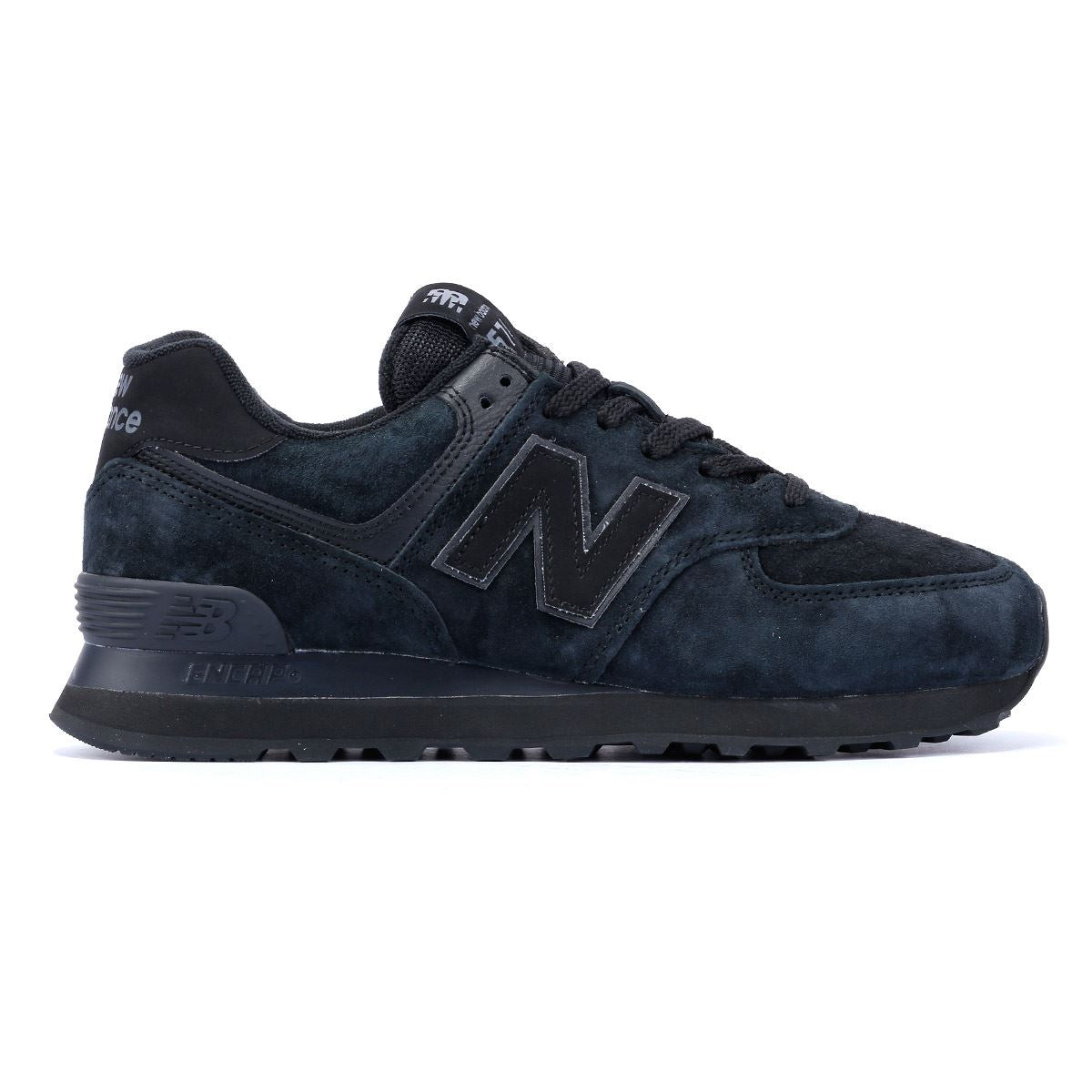 New Balance 574 Baskets Noires En Daim