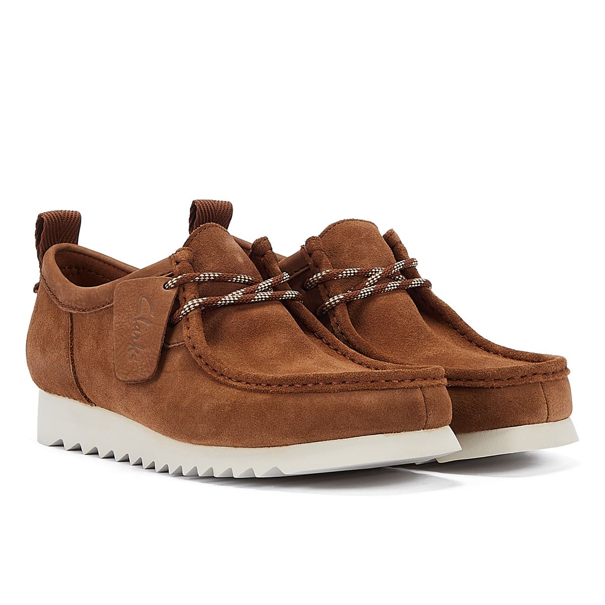 Clarks Main Wallabee FTRE Lo Chaussures À Lacets En Daim Pour Homme