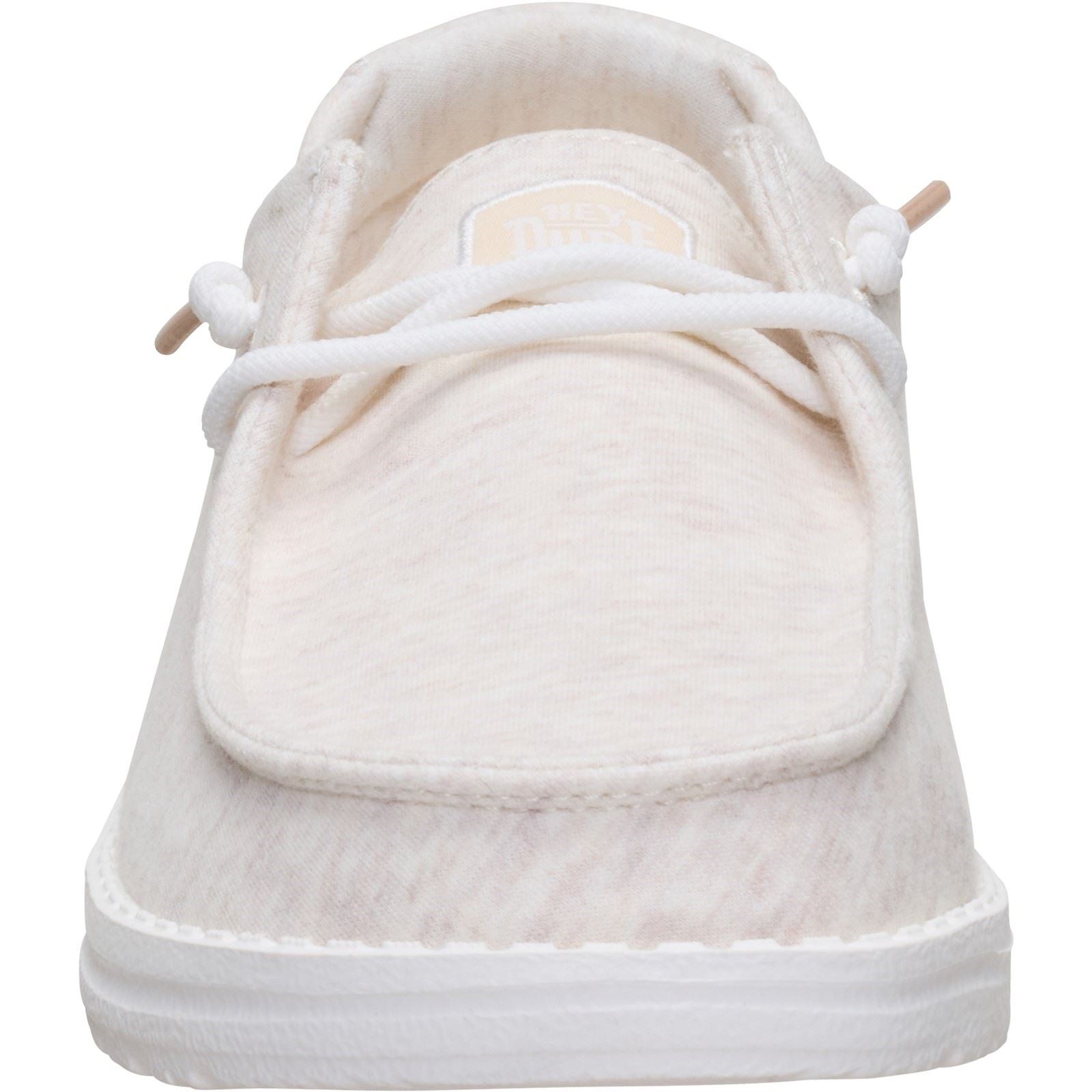 HEYDUDE Wendy Stretch Jersey Mocassins En Textiles Pour Femmes Couleur Avoine