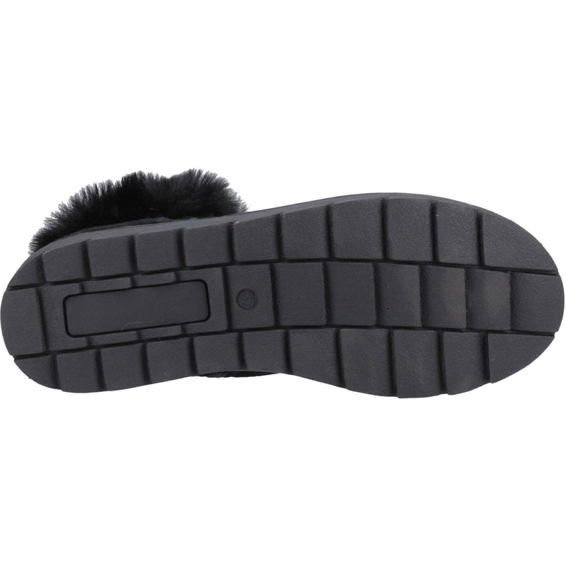 Hush Puppies Moira Bottes Noires Pour Femmes En Suède