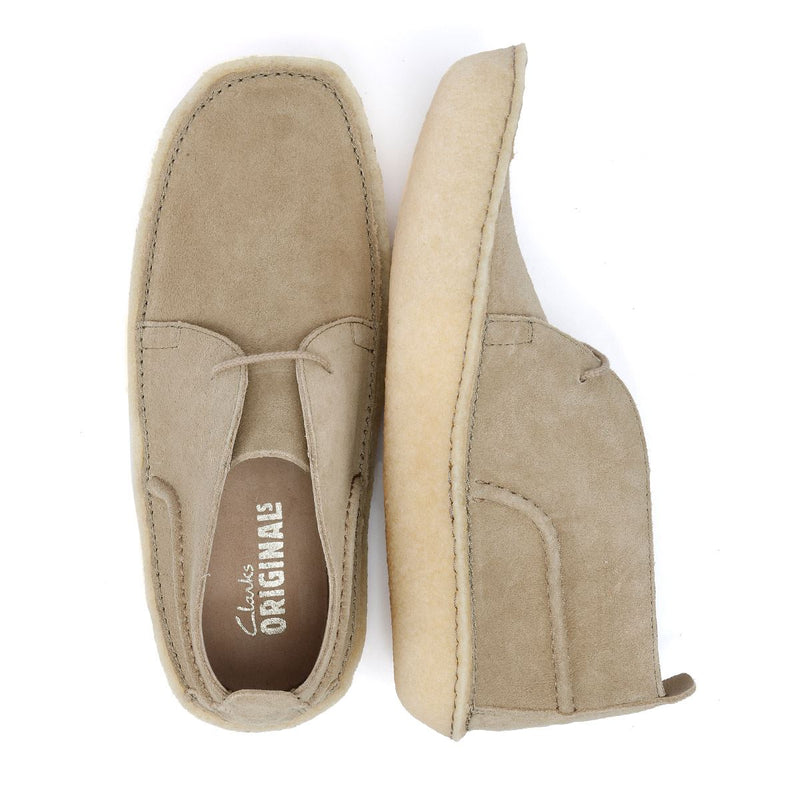 Clarks Originals Desert Rain Bottes Pour Homme En Daim Beige