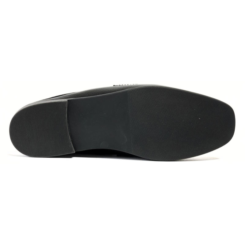 Pod Mila Mules Noires En Cuir Pour Femmes