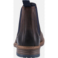Hush Puppies Justin Chelsea Bottes En Cuir Marron Pour Hommes