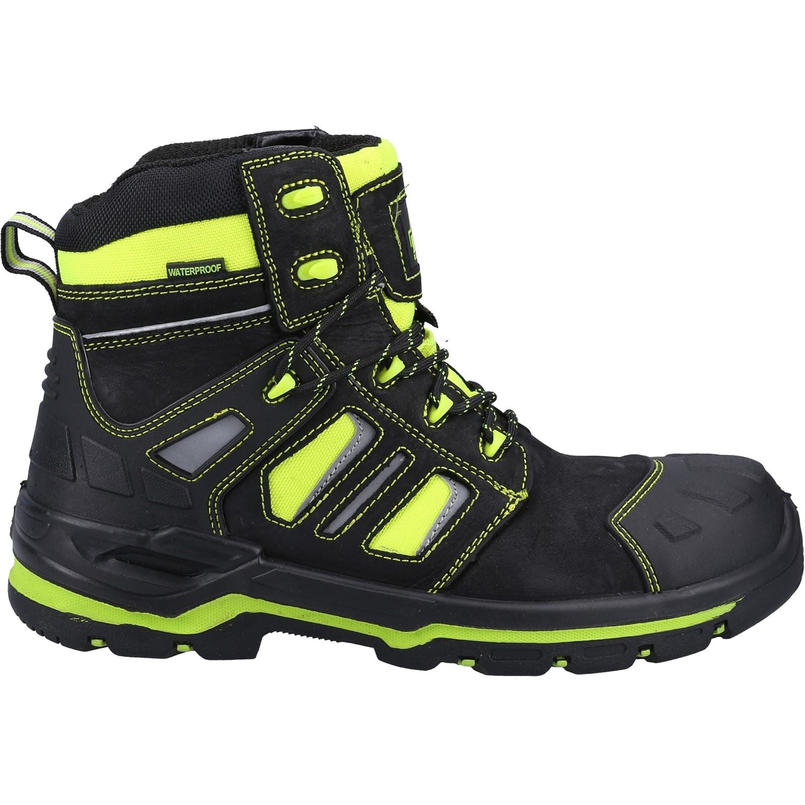 Amblers Safety Bottines De Sécurité En Cuir Jaune Éclatant