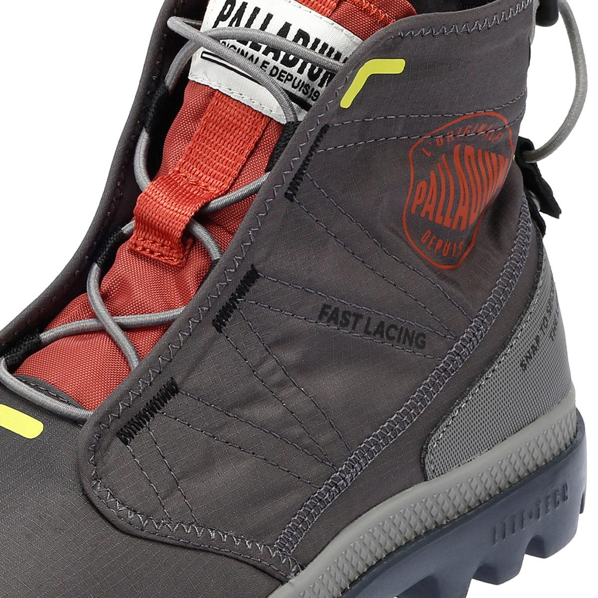 Palladium Pampa Travel Lite Bottes En Nylon Pour Homme, Couleur Asphalte